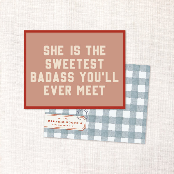 sweetest badass card