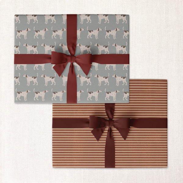 best in show + bengal stripe double-sided wrap sheet