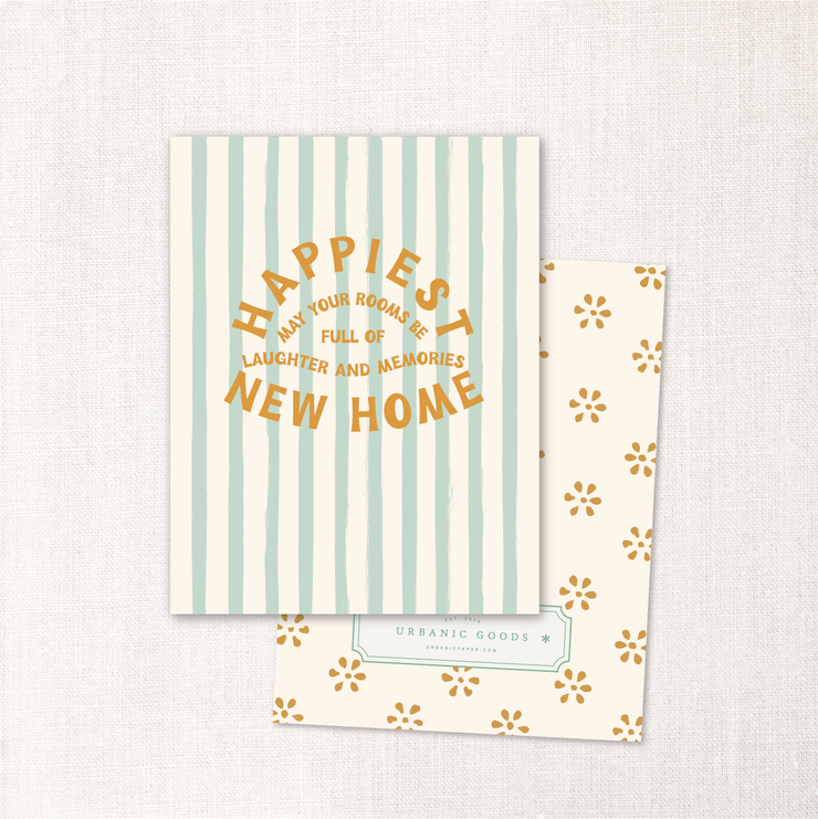 laughter & memories new home card