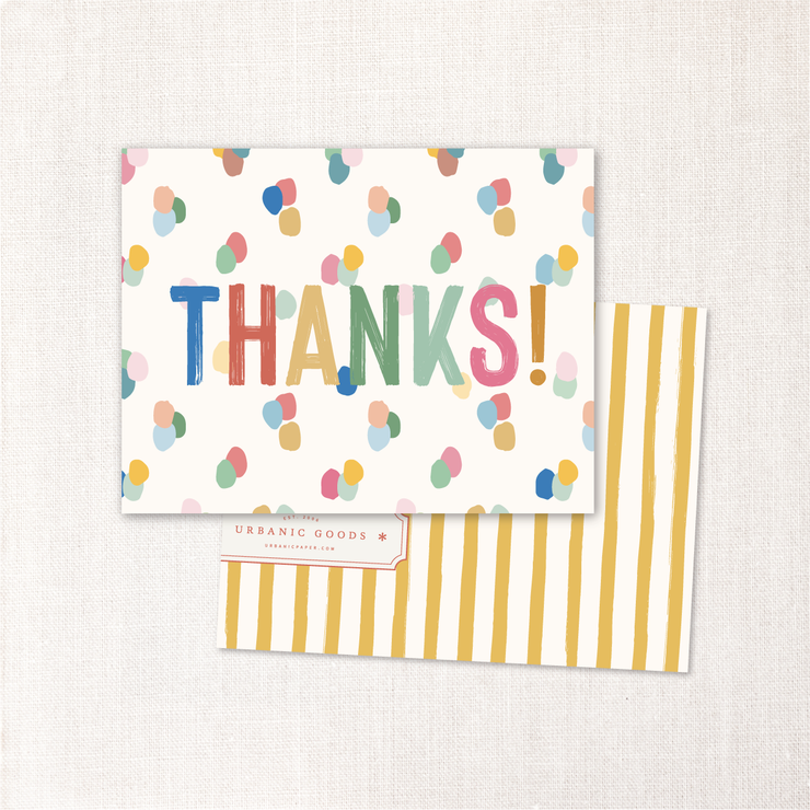 thanks! card - single or set of 6