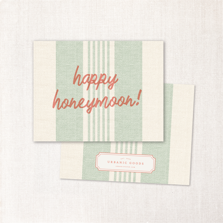 happy honeymoon card