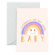 welcome to our world baby rays card