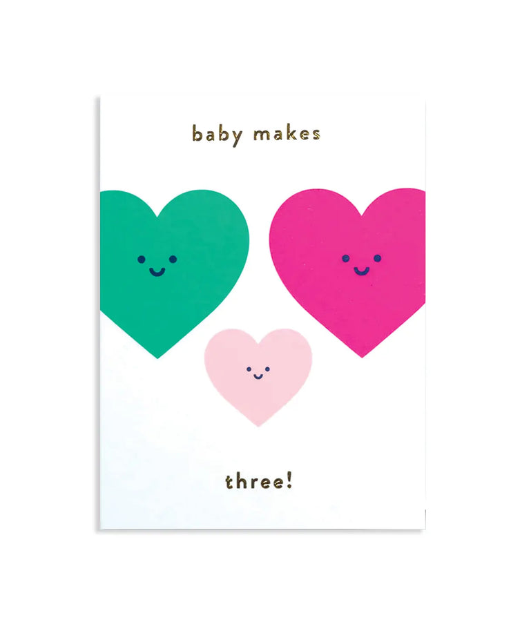 big smilies baby card