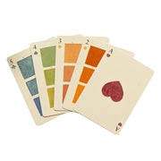 watercolor swatches playing cards - set of 2