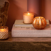 mercury pumpkin candles - woodfire or rustic
