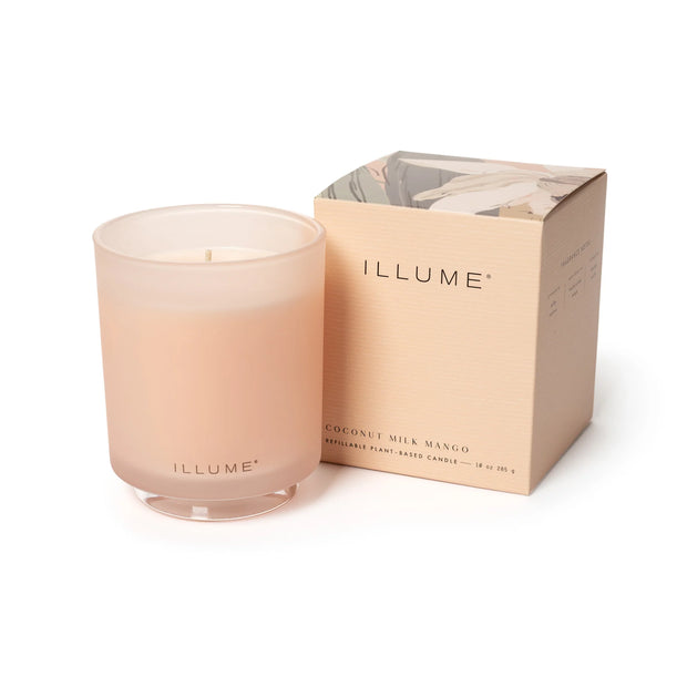 boxed glass candle - various scents