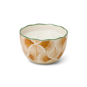 terrace 12oz hand-painted patterned bowl candle - various styles