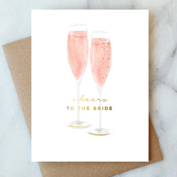 bubbly for the bride card