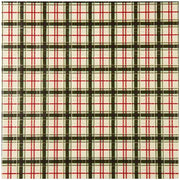 holiday painted plaid stone paper roll wrap