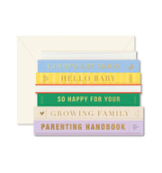 baby books die-cut greeting card