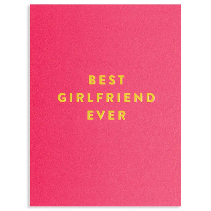 best girlfriend ever card