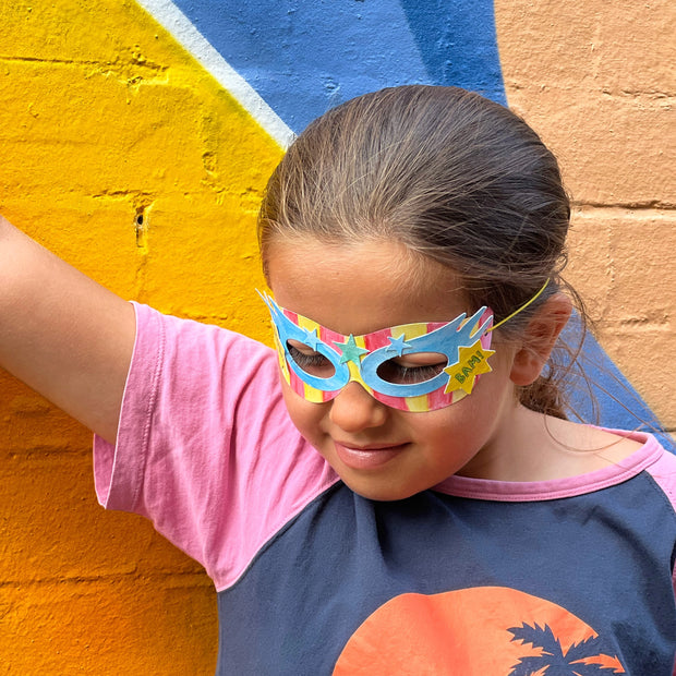 make your own superhero mask