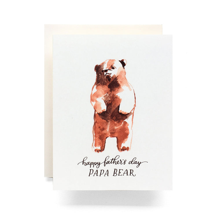 papa bear father's day card