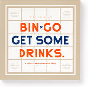 bin-go: bingo books Game Book with Perforated People-Watching Bingo Cards, various options