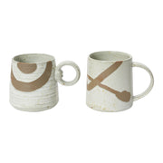 reactive glaze stonewear mugs - various styles
