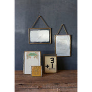 brass and glass photo frame