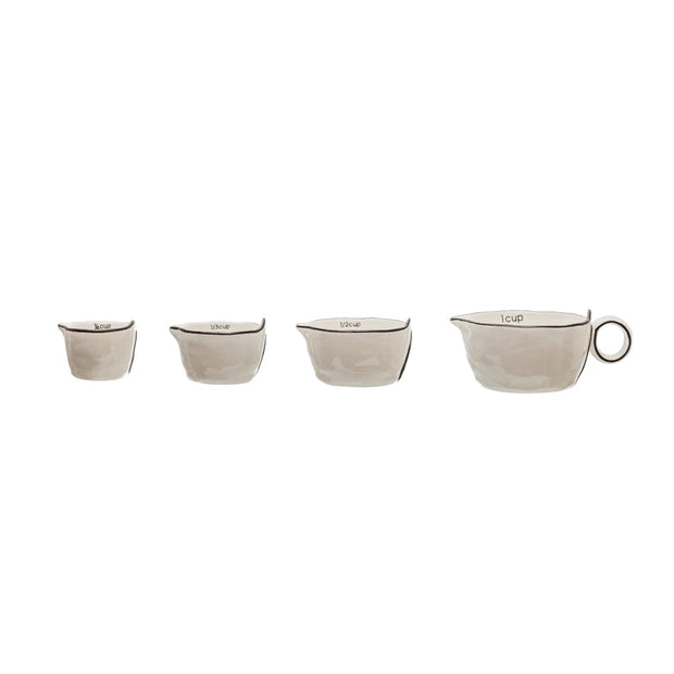 stonewear measuring cups - set of 4