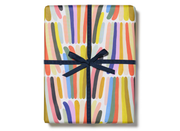 rainbow stripes wrapping sheet