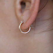 small gold filled hoops