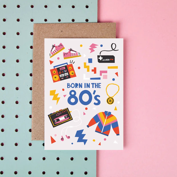 born in the 80s card