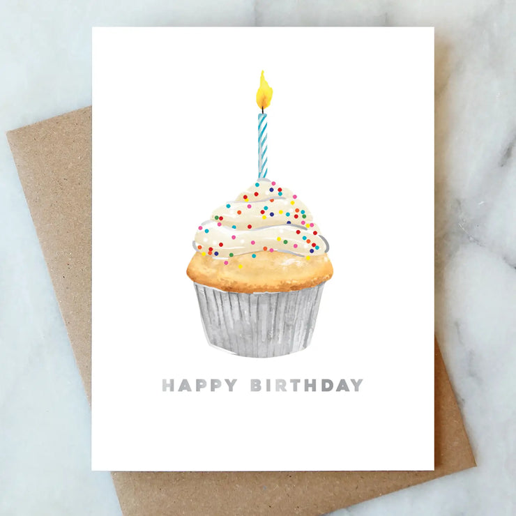 cupcake birthday card