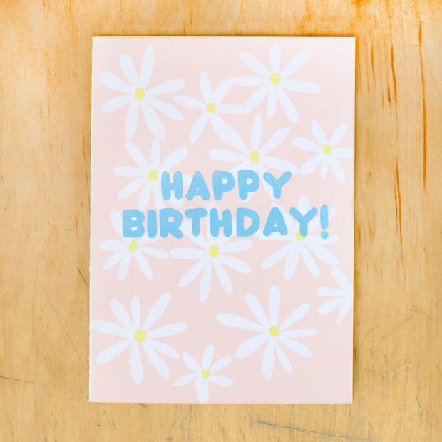 birthday daisies card