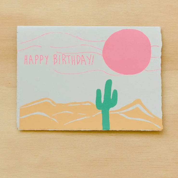 birthday desert card