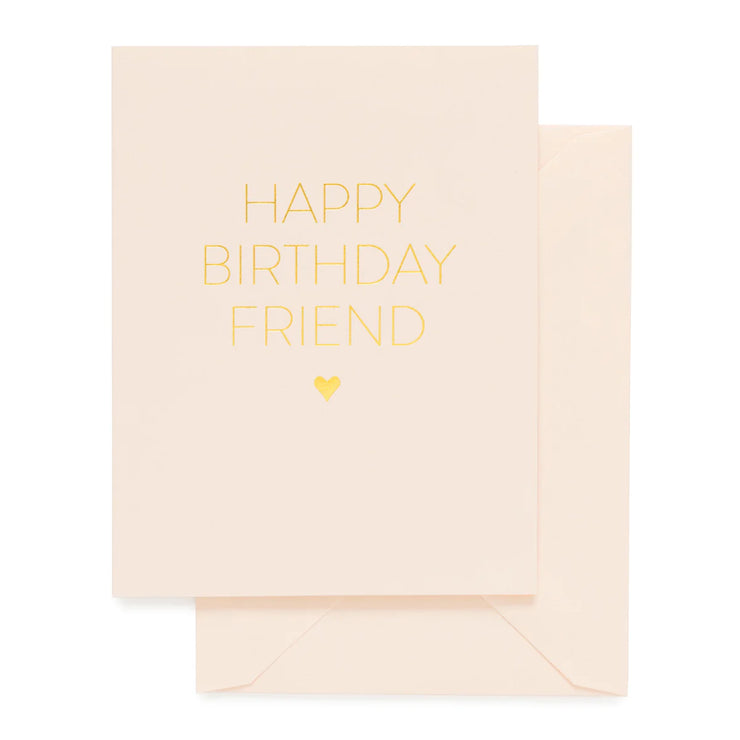 friend birthday card