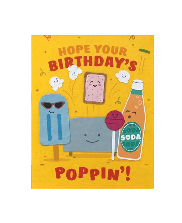 poppin birthday card
