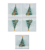 holiday paper cocktail napkins