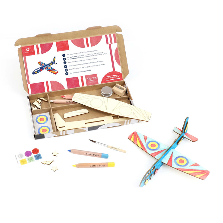 plane craft activity box