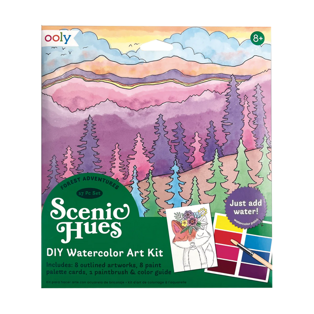 scenic hues watercolor kit