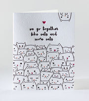 kitty friendship card
