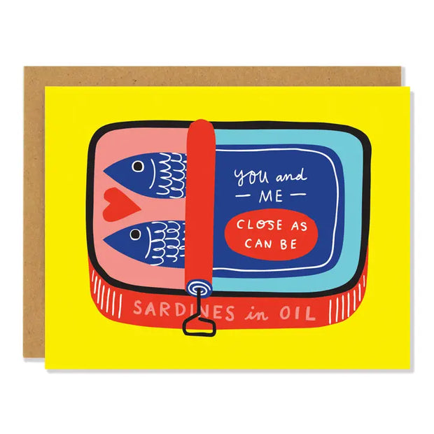 sardines love card