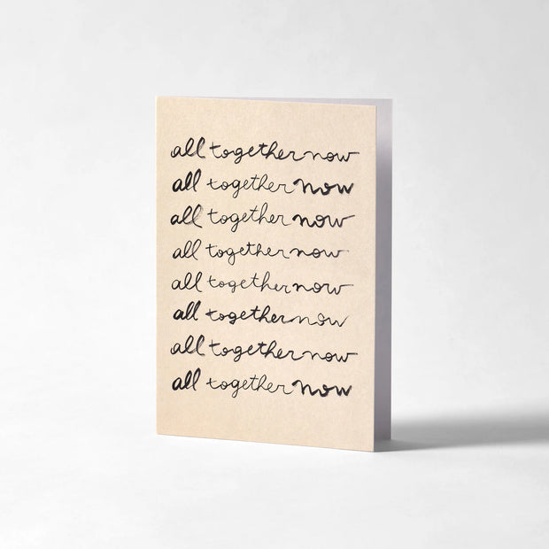 all together now card