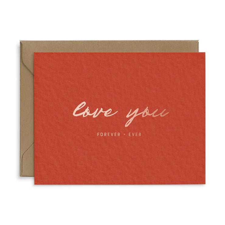 love you forever and ever card