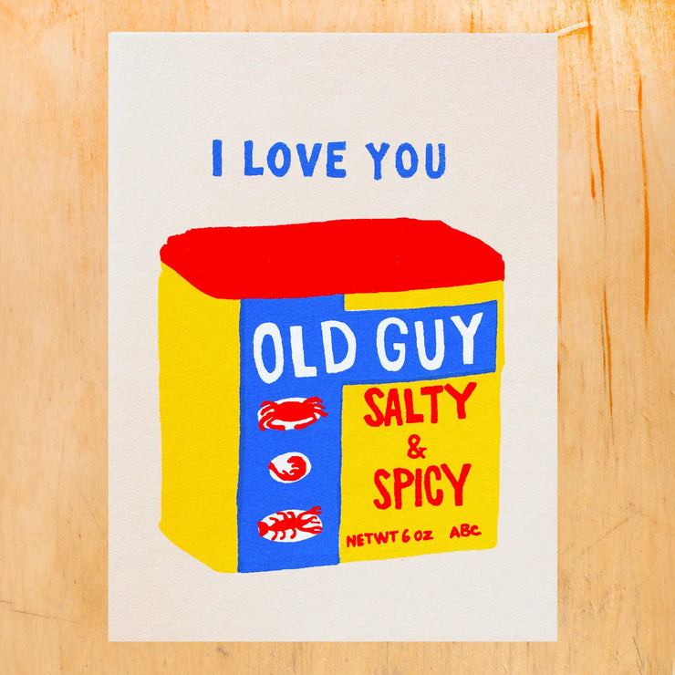 love old guy card