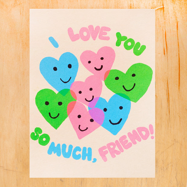 friend hearts card