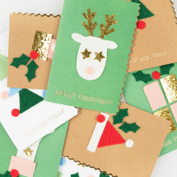christmas felt card kit