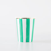 striped party cups