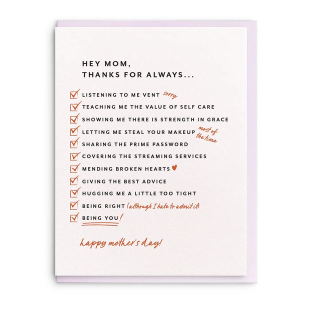 mom list card