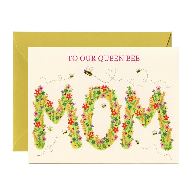 Queen Bee Mom Card