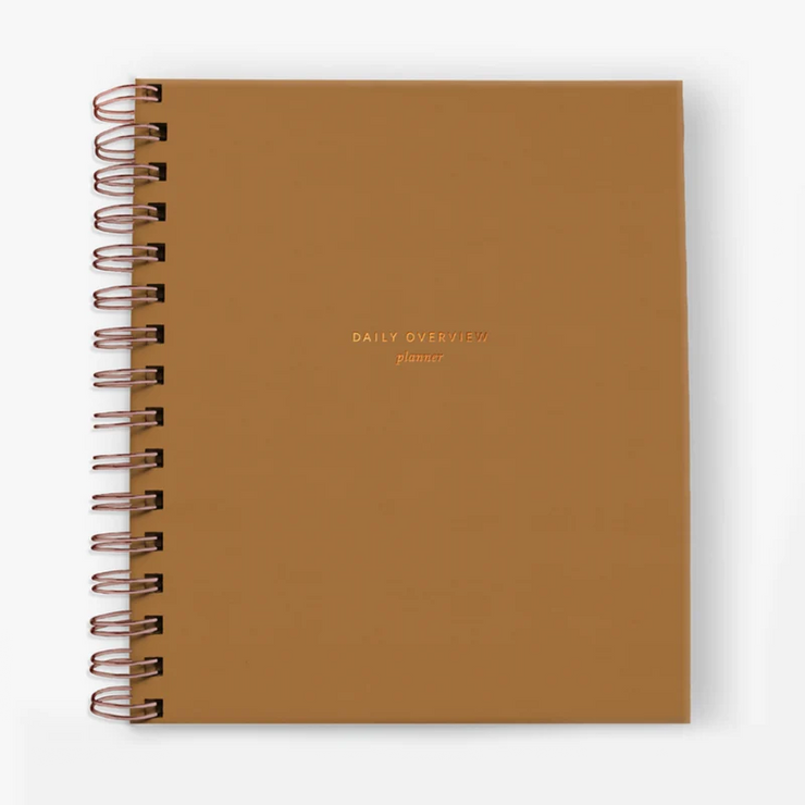 daily overview planner - various colors