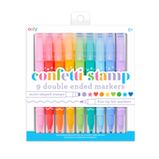 confetti stamp markers