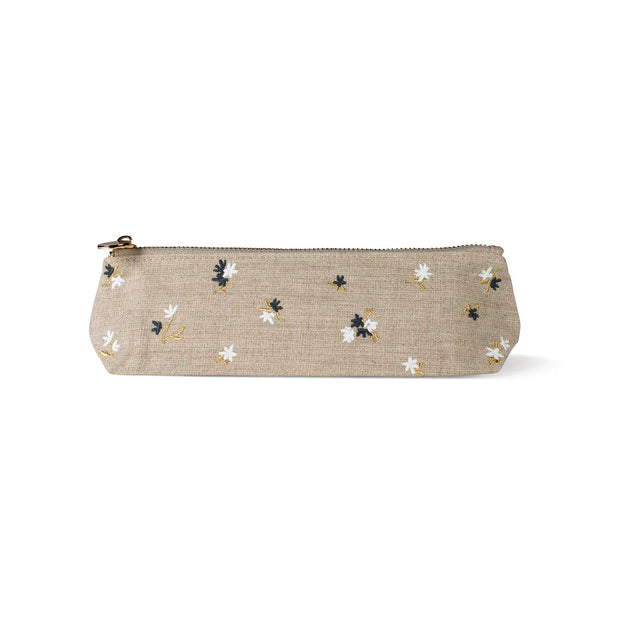 ditsy flat pencil pouch