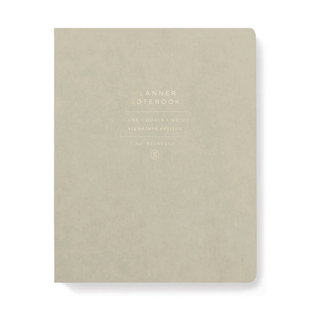 standard grey non-dated planner