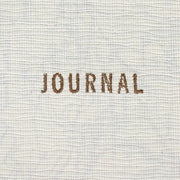 Vintage Linen Map Journal w/ Gold Letterpress cover