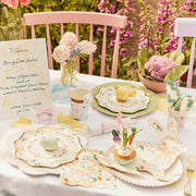 elegant floral small party napkins