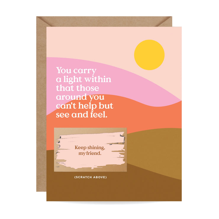 you carry a light scratch off card