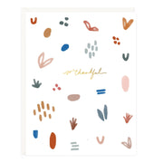 thankful little bits card - single or set of 6